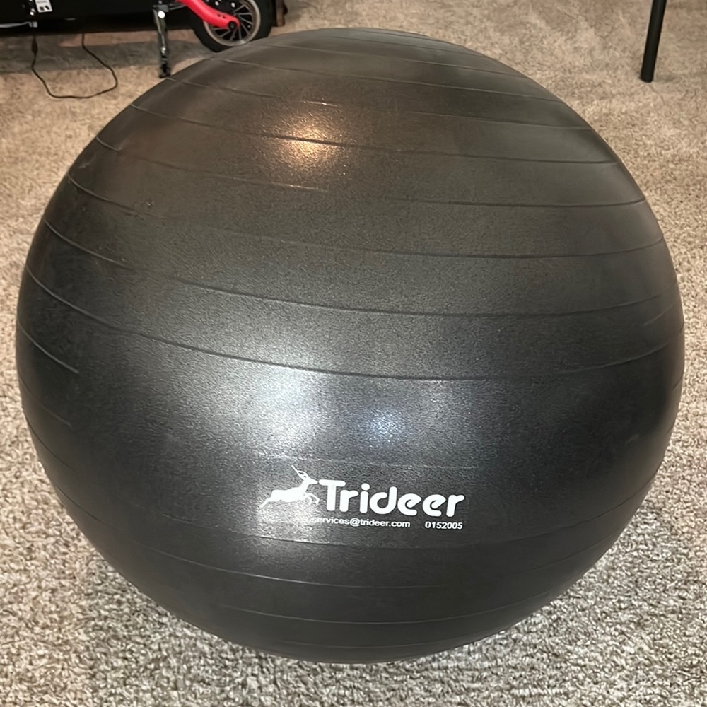 Exercise Ball 75cm with foot pump